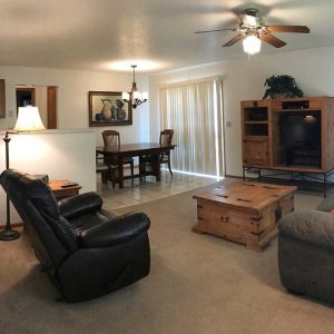 Fully furnished living space