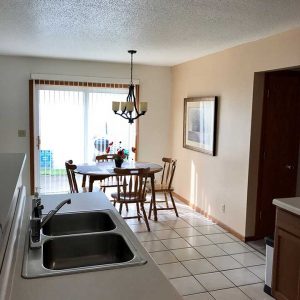 Open design with walk out patio